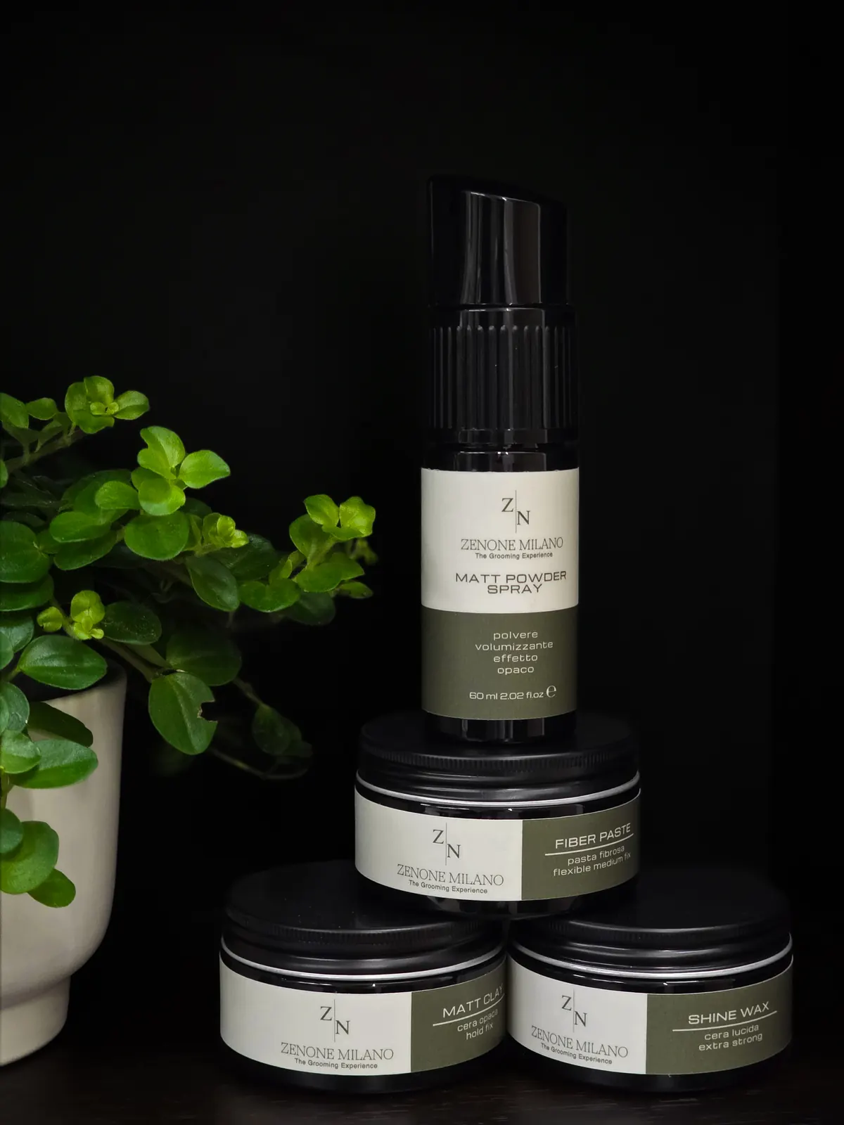 Fiber Paste, Matt Clay e Shine Wax