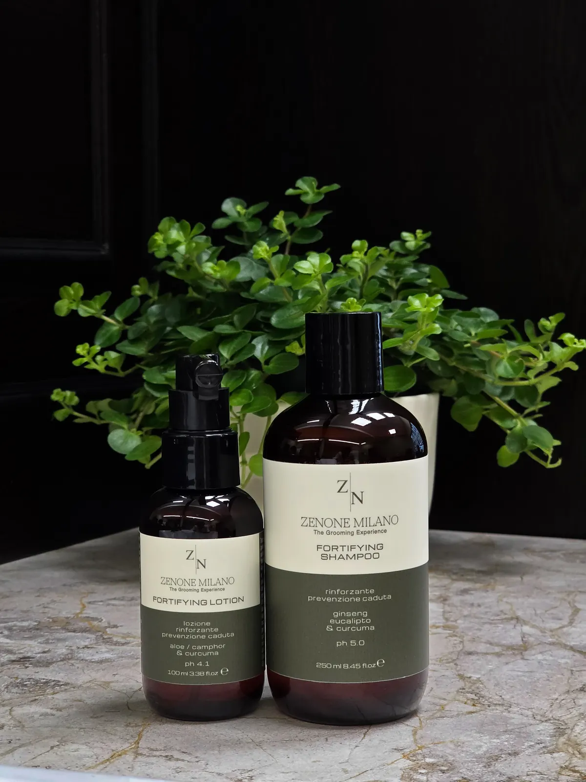 Fortifying Shampoo e lozione